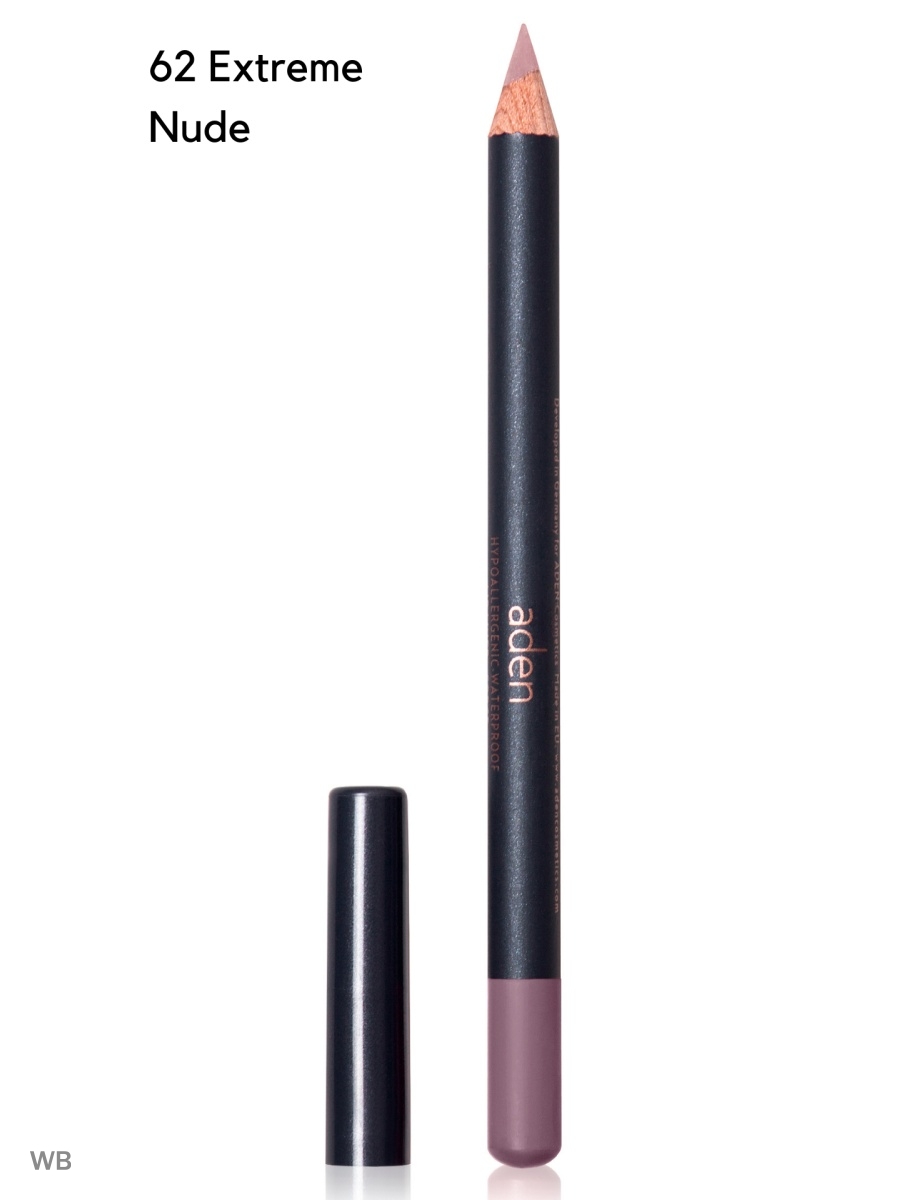 Aden Карандаш для губ 62 EXTREME NUDE Lipliner Pencil Aden-Karandash-dlya-gub-62-EXTREME-NUDE-Lipliner-Pencil