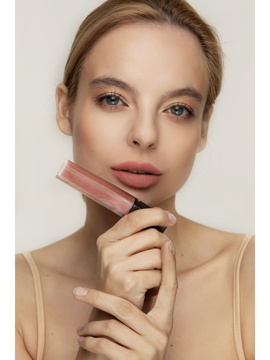 Aden Cosmetics 07 Nude Elegance Жидкая помада Liquid Lipstick оптом Aden-Cosmetics-07-Nude-Elegance-ZHidkaya-pomada-Liquid-Lipstick-optom